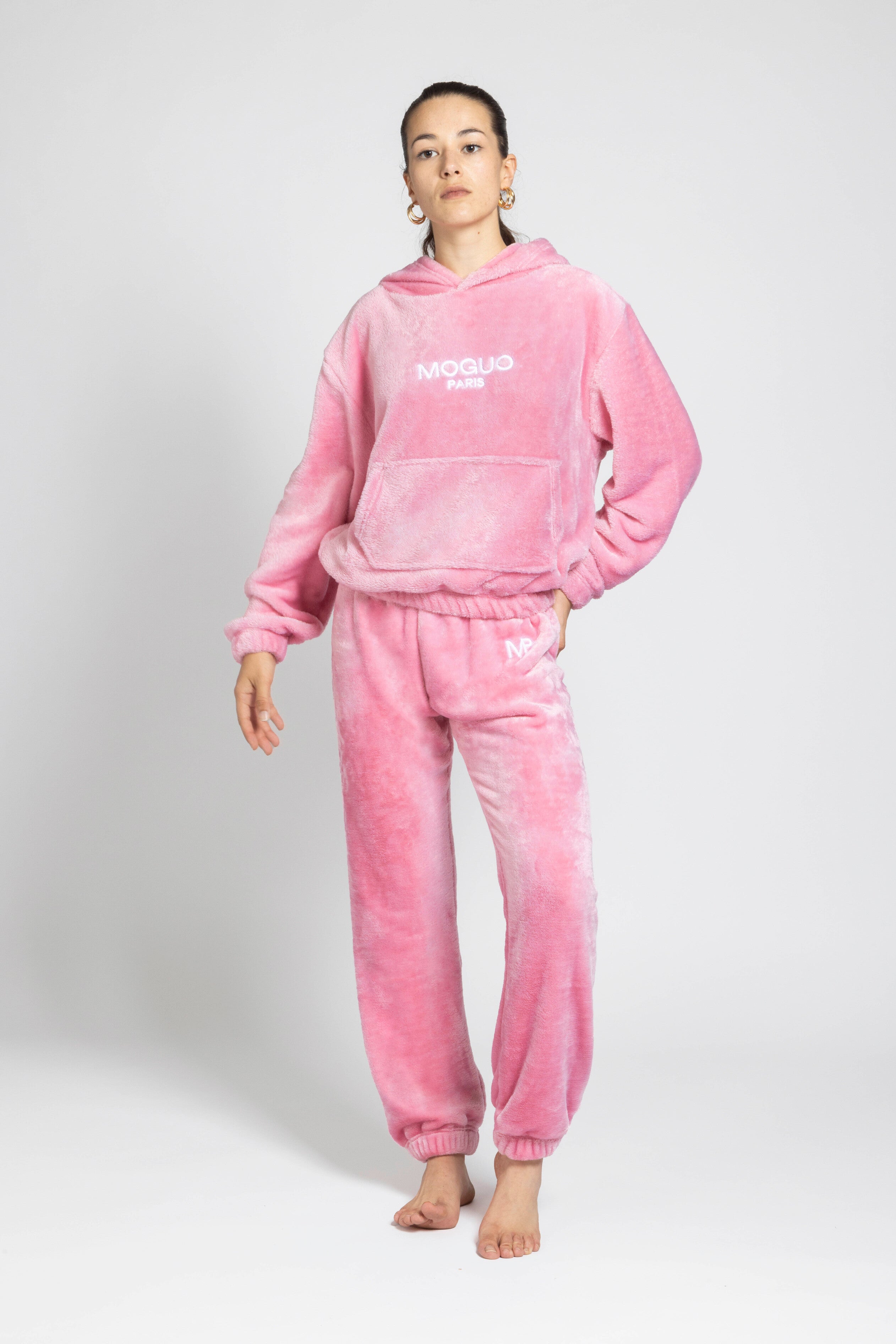 Rosafarbenes Homewear-Set für Damen