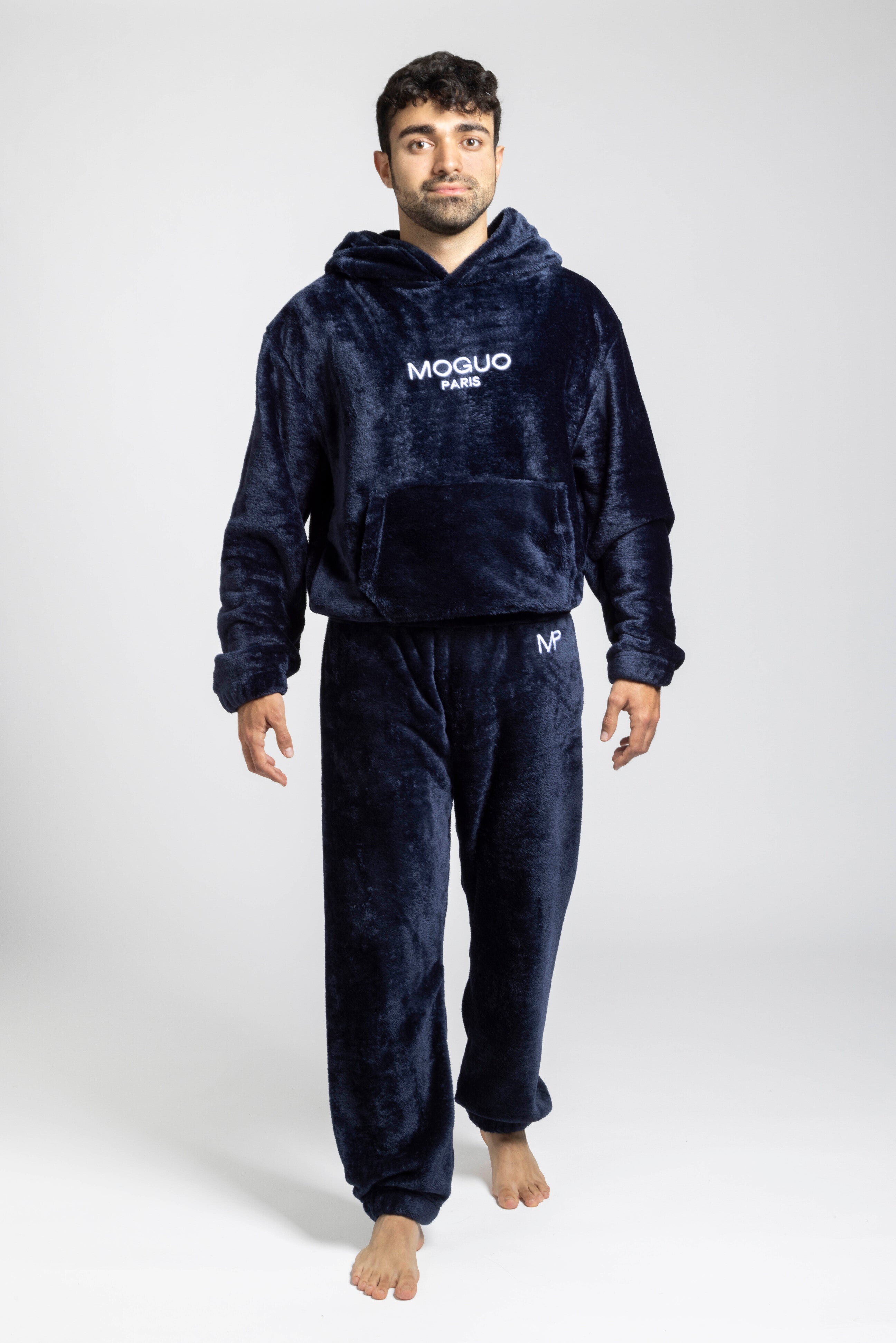 Marineblaues Homewear-Set für Herren