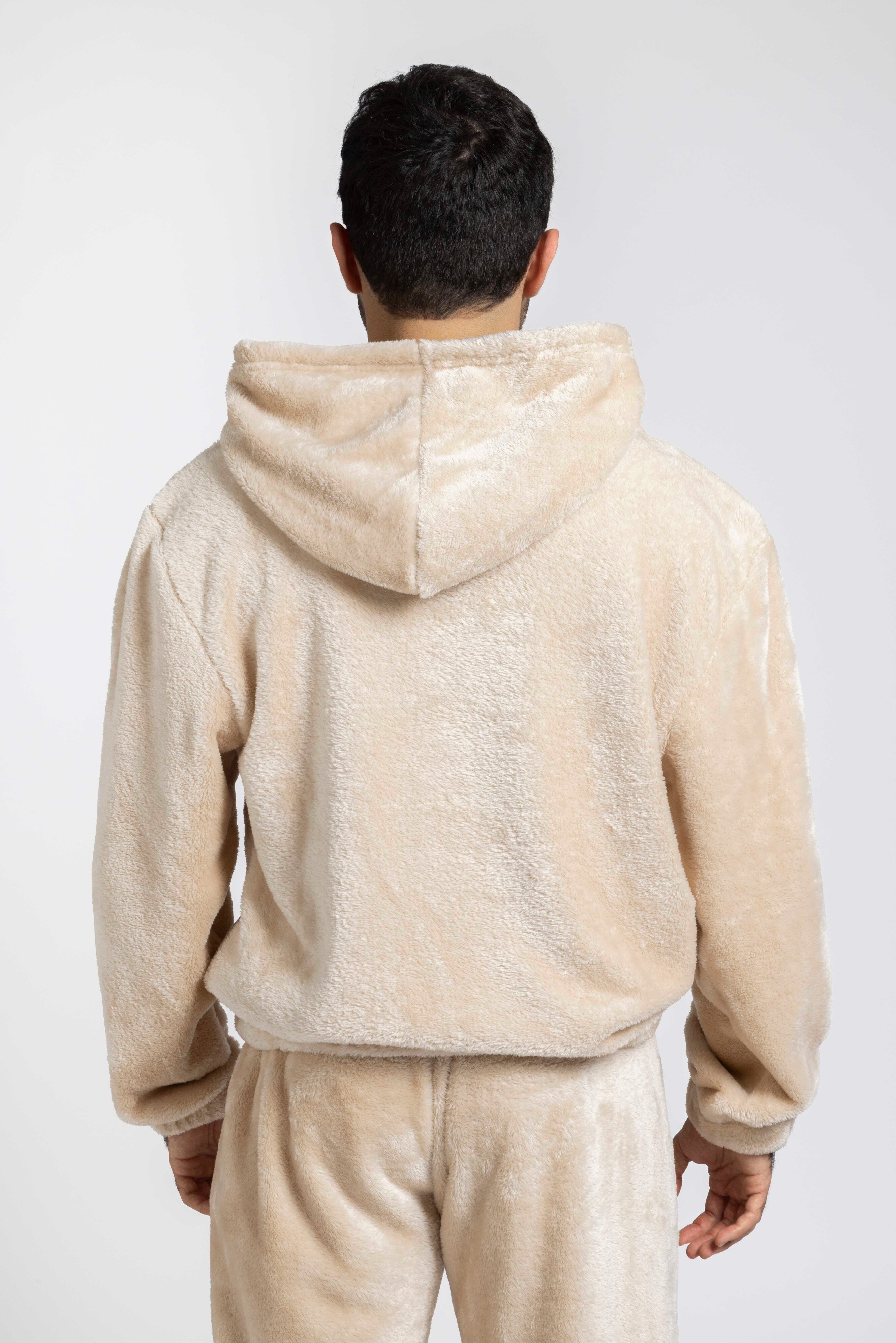 Sweat d'intérieur beige homme